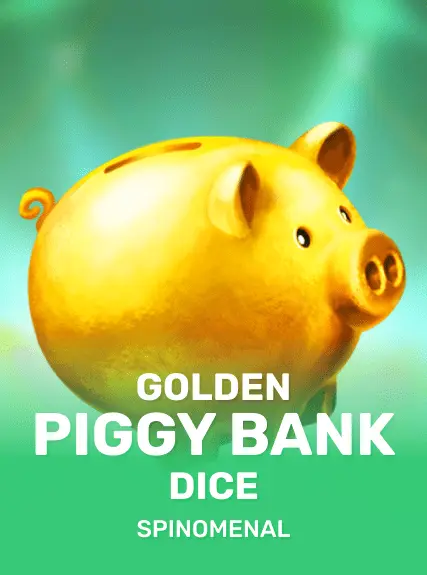 Golden Piggy Bank Dice game tile